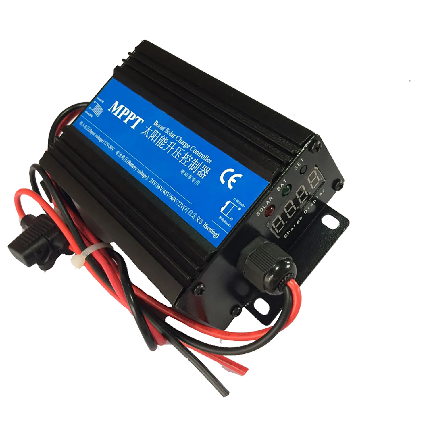 30A Solar Charge Controller Max Charger Portable E-bike Controller Solar 300W MPPT Charge Controlador Solare DC Electric Bicycle
