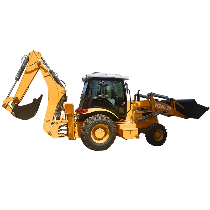 8 Ton Wheel Mini Loader Farm Construction Machinery Small Backhoe Loader For Sale
