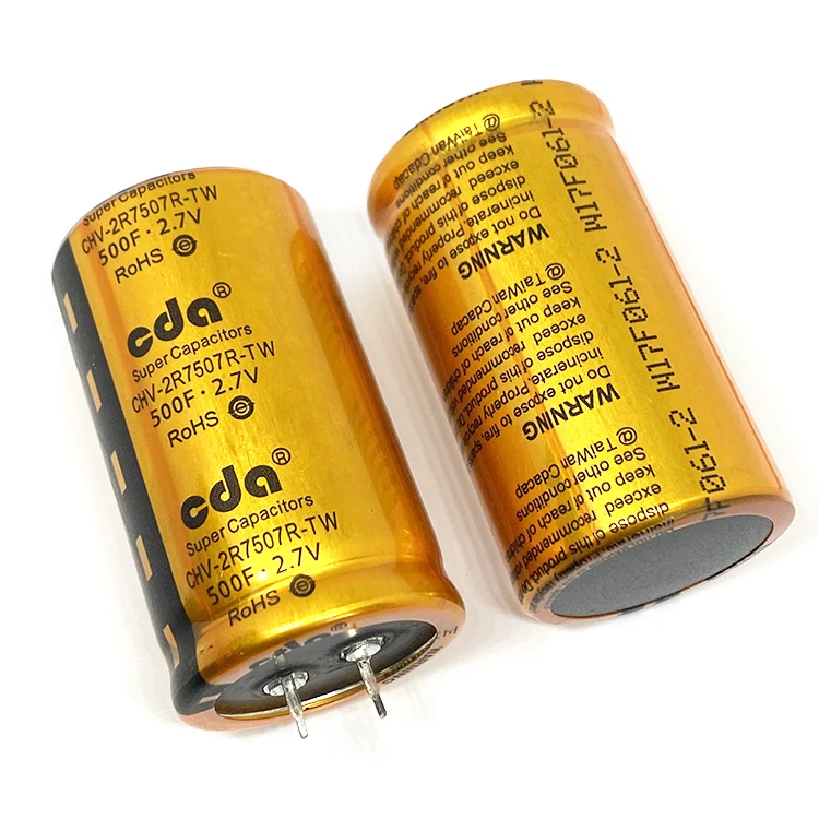 Внутреннее сопротивление Суперконденсатор CHV-2R7507R-TW 2.7V500F машина заводится-резервного копирования Высокая выходная мощность промышленного управления