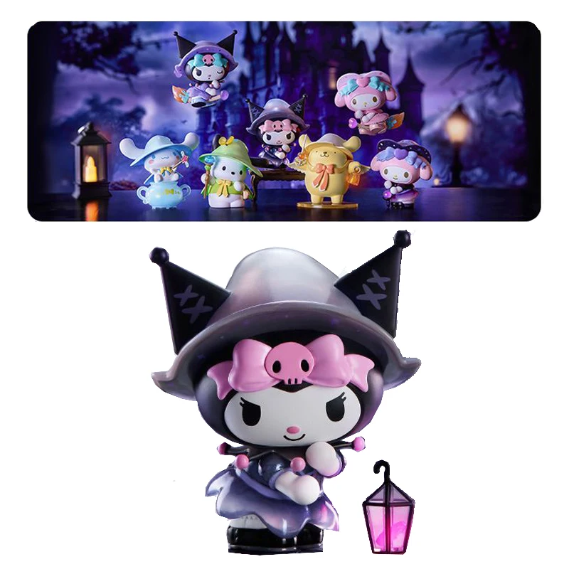 Wholesale 6pcs/Box Mystery Sanrioes Character Magic Story Kuromi PVC Figure Ornament Doll Toys Blind Box