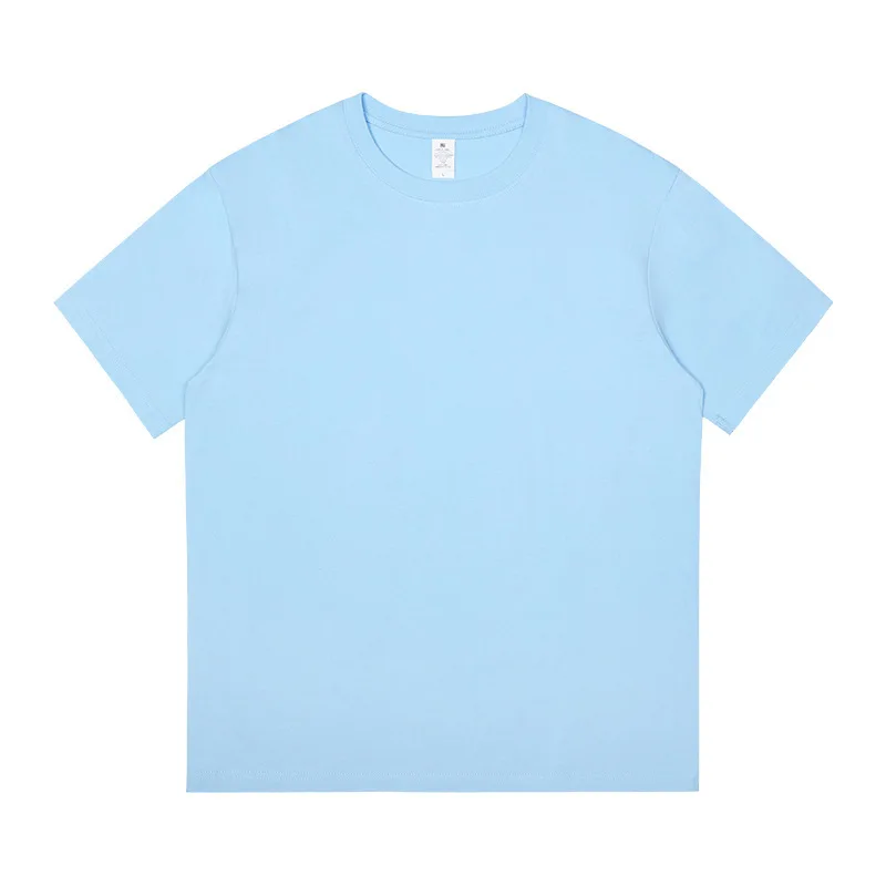 Casual T-Shirt Manufacturer Oem Men Women Summer New Cotton Tees Plus Size Basic Tops T shirts preshrunk