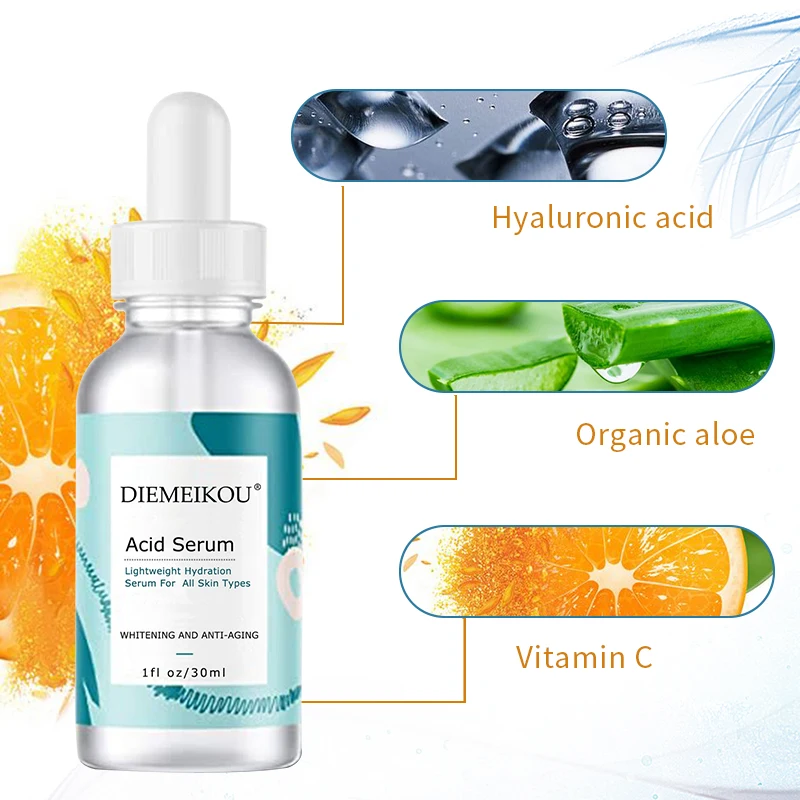 OEM private label 5 in 1 body lightening galactomyces pure vitamin c serum
