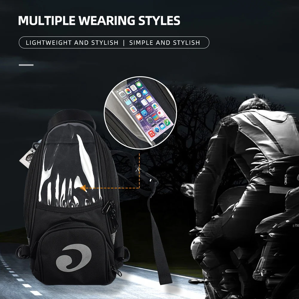 Motorcycle bags for sale Magnetic Oil Fuel Tank Bag Touch Screen Motorcycle Accessories bag