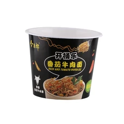 Recycled Materials plastic cup paper and plastic cup for noodles