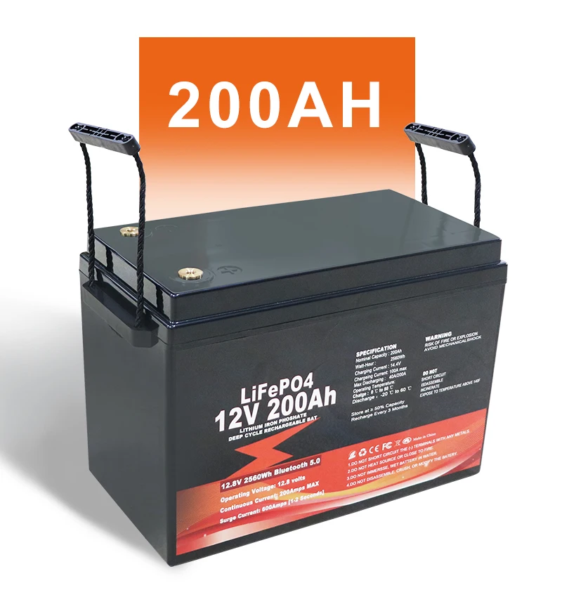 Заводская цена LiFePo4 аккумулятор 12 В 100ah 200ah 400ah водонепроницаемый перезаряжаемый для солнечных батарей
