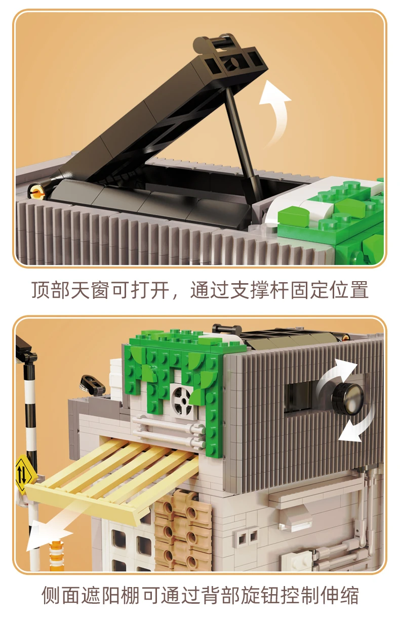 new design Cada C66007 Japan street view building construction bricks block toys creative bricks for  children building block