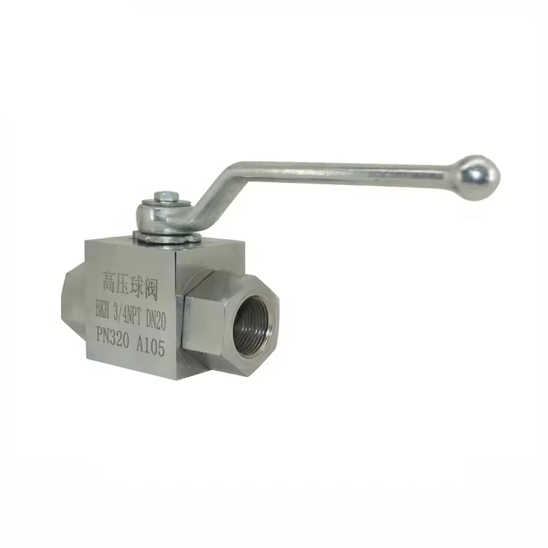 Stainless steel ultra-high pressure instrument female thread ball valve BKH MKH Series High Pressure Ball Valve