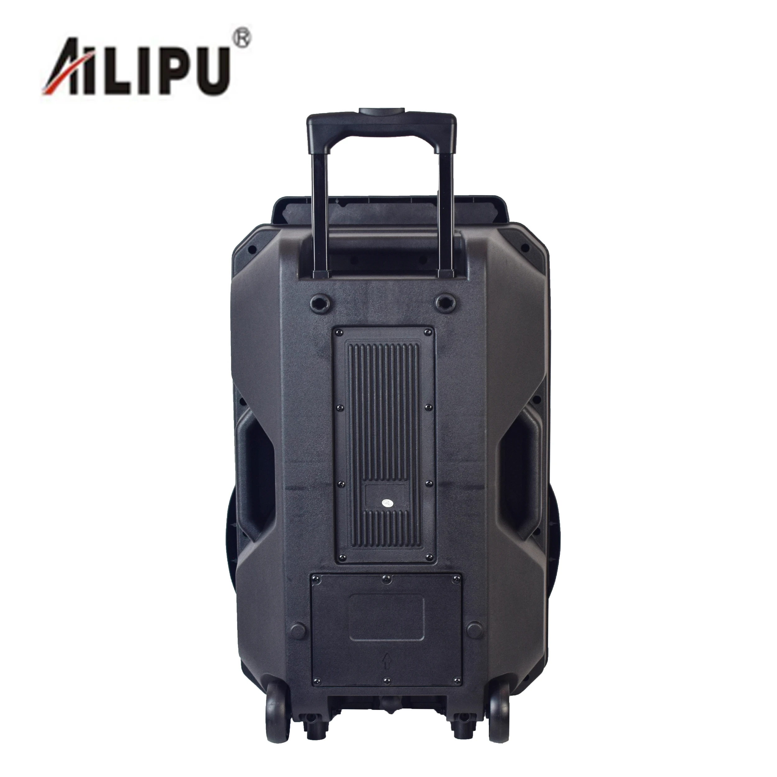 15' big stock BT speakers caixa de som amplificada RGB  light outdoor dj sound system trolley speaker with mic