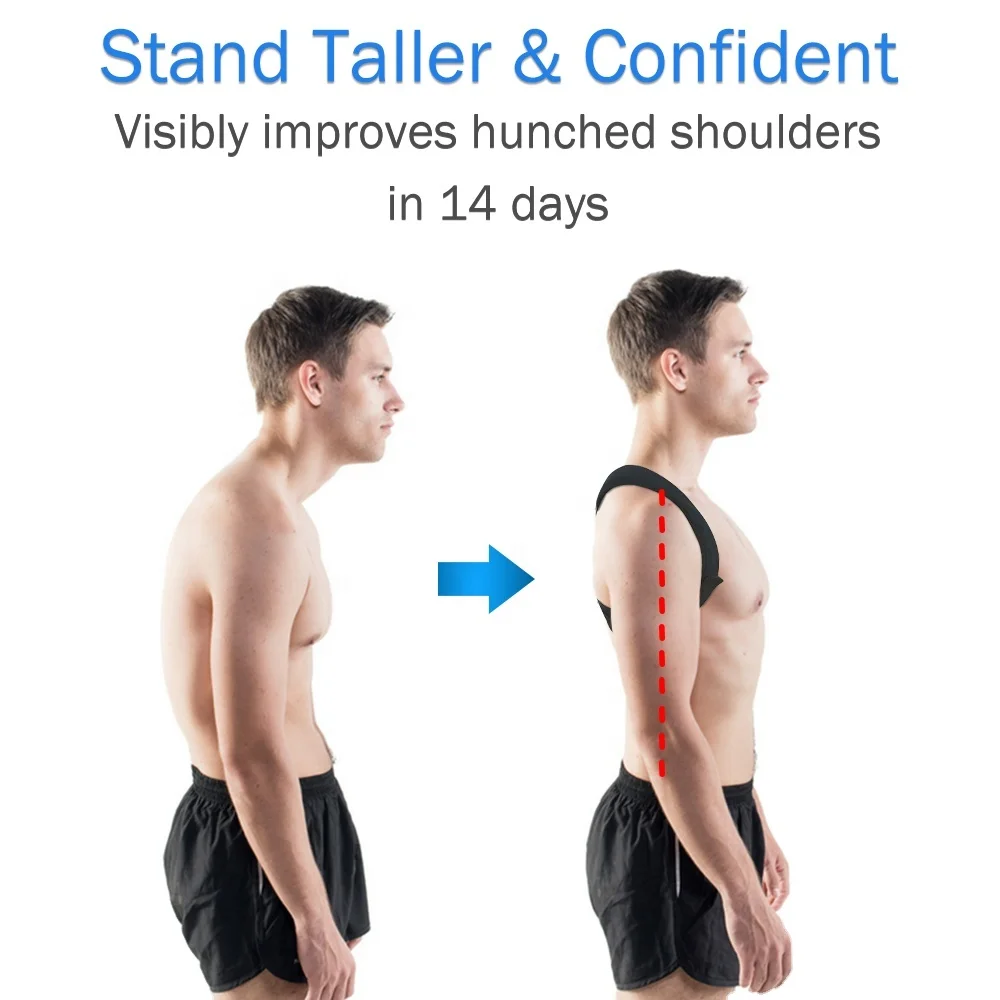 High Quality Adjustable Shoulder Brace Back Straightener Posture Corrector Back Support
