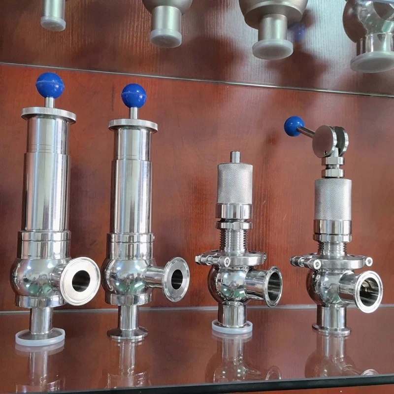 Ball valve/ butterfly valve with Intelligent pneumatic actuator Sanitary Grade 304 Stainless Steel