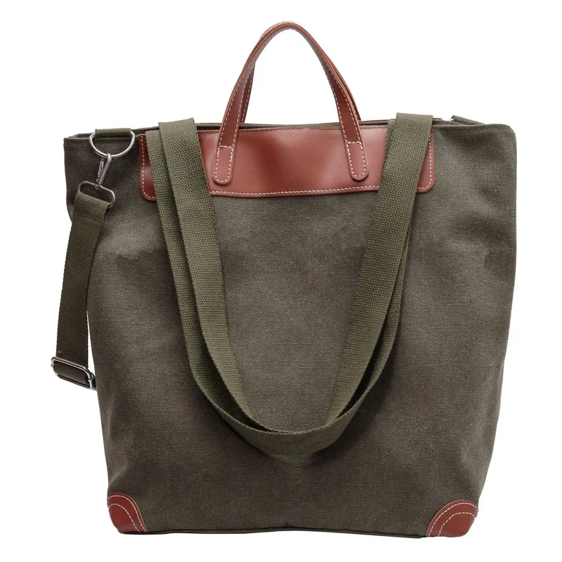 New Style Eco Friendly Fashion Letter Canvas Shoulder Bag Cotton Canvas Tote Bags with Custom Printed Logo for Women