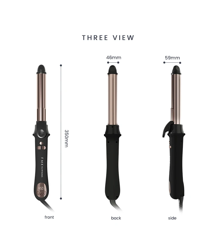 Tourmaline Ceramic Auto Rotating Curling Iron Best Automatic Hair Curler  2024 top selling hair curling