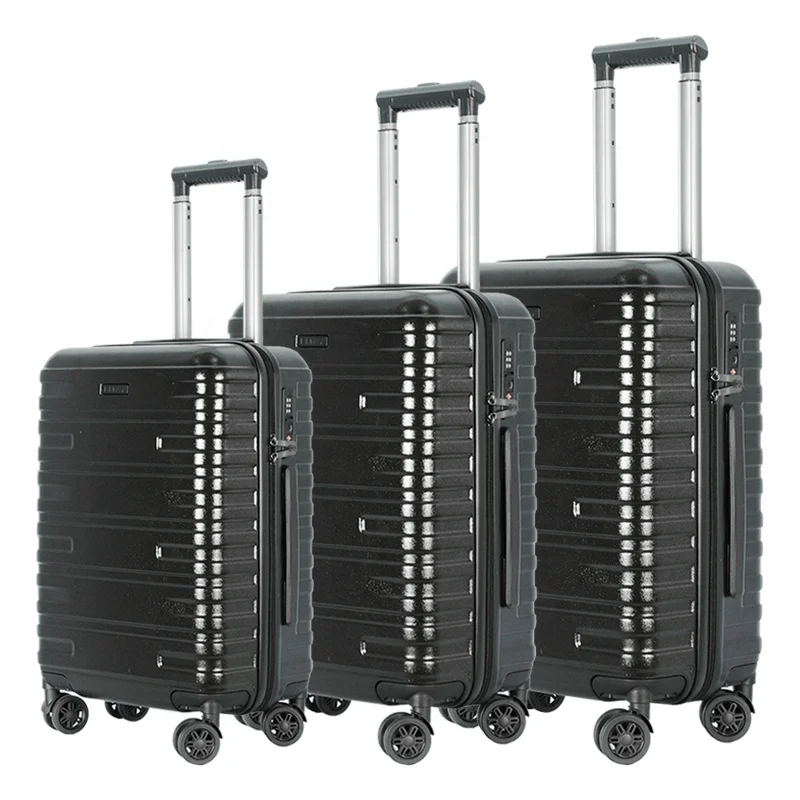 
Factory price abs+ pc suitcase trolley koffer hardside 3pcs luggage sets for travel 