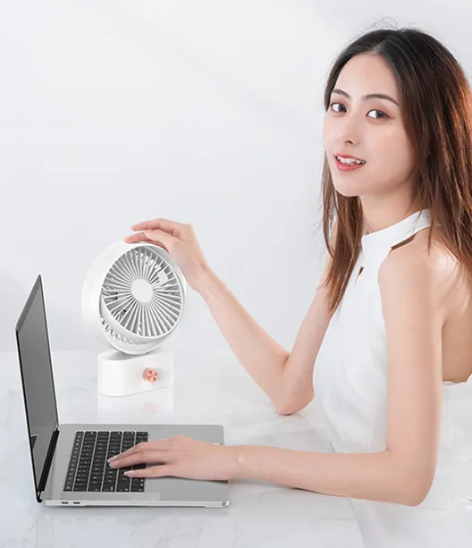 Factory Hot Wholesale Battery Standing Portable Rechargeable Handheld USB Mini Fan Battery Operated