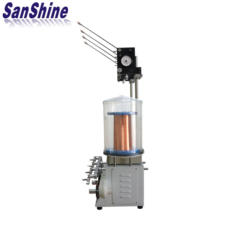 Obverse four spindles EE series inductor coil automatic winding machine(SS864)