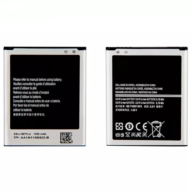 mobile phone high capacity replacement battery for Samsung Galaxy S3 Mini S3mini Gt-i8190 I8190n Eb-l1m7flu