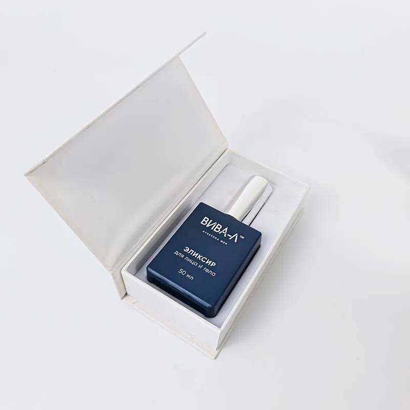 New 2024 hot sale luxury paper tube box paper Magnetic suction box for perfume essential oil Luxury advanced