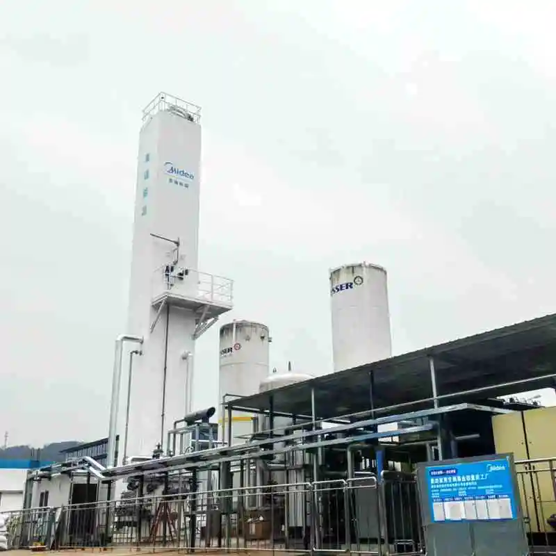 NUZHUO Liquid Nitrogen Oxygen Generator Oxygen Nitrogen Gas Making Machinery Cryogenic O2 N2 Oxygen Nitrogen Air Separation Unit