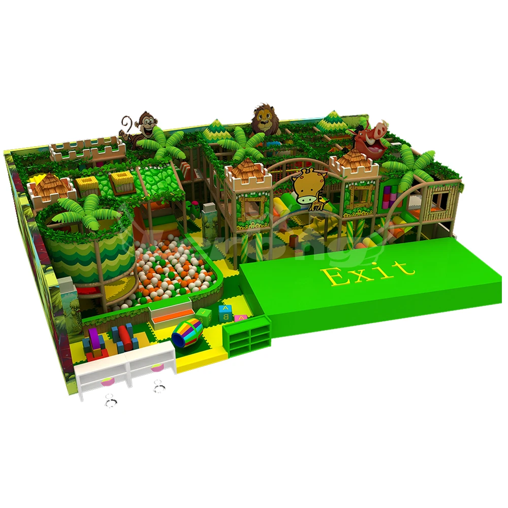 Hot Sale Kids Play Set Monkey Bars Jungle Gym Indoor Playground Equipment Amusement Park Products Play Area Game Play set