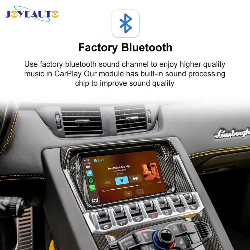 joyeauto mmb wireless carplay airplay mirror link android auto solution for Lamborghini Mavericks