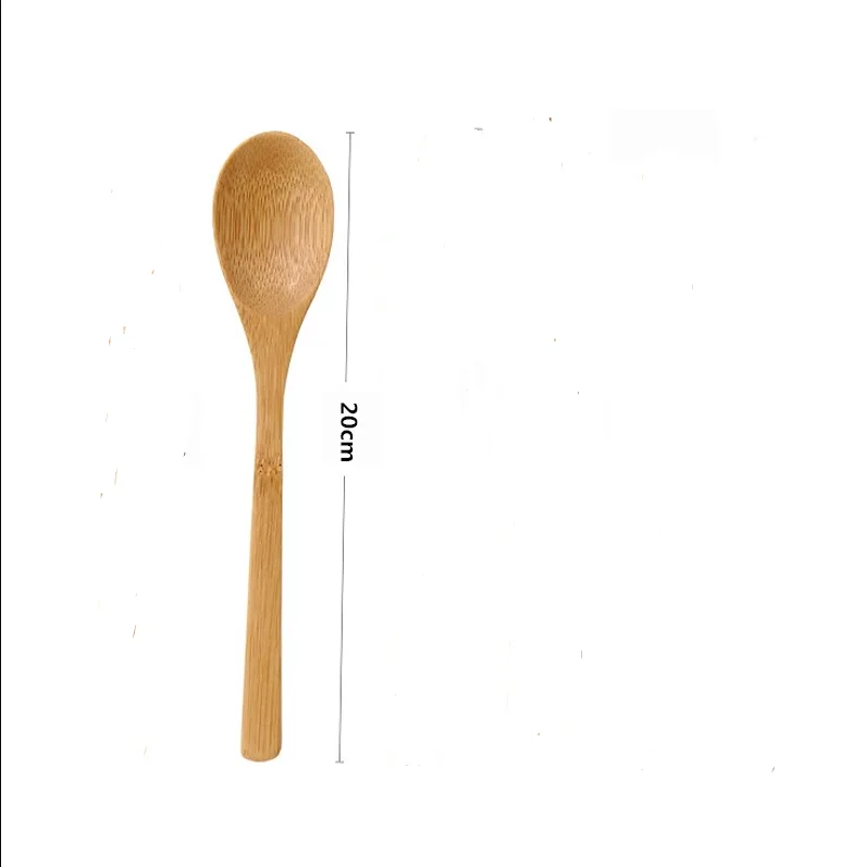 Bamboo 100% Sustainable Ecofriendly Wooden Personalized Spoon Sell Separately or Buy in Utensil Set with  customized Printed