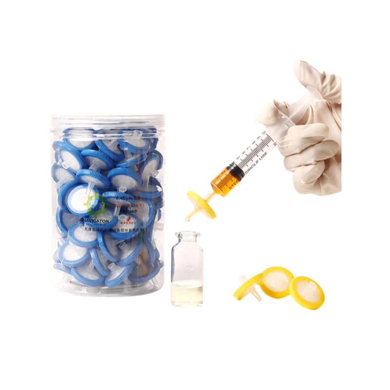 Disposable needle filter Nylon organic MCE water system 13/25/33mm0.22um0.45um microporous membrane filter