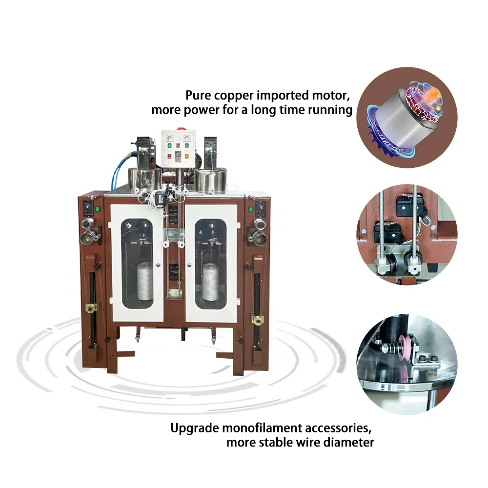 Новая модель автоматическая машина для формирования катушки на молнии изготовления застежки-молнии продажи нейлоновой невидимой