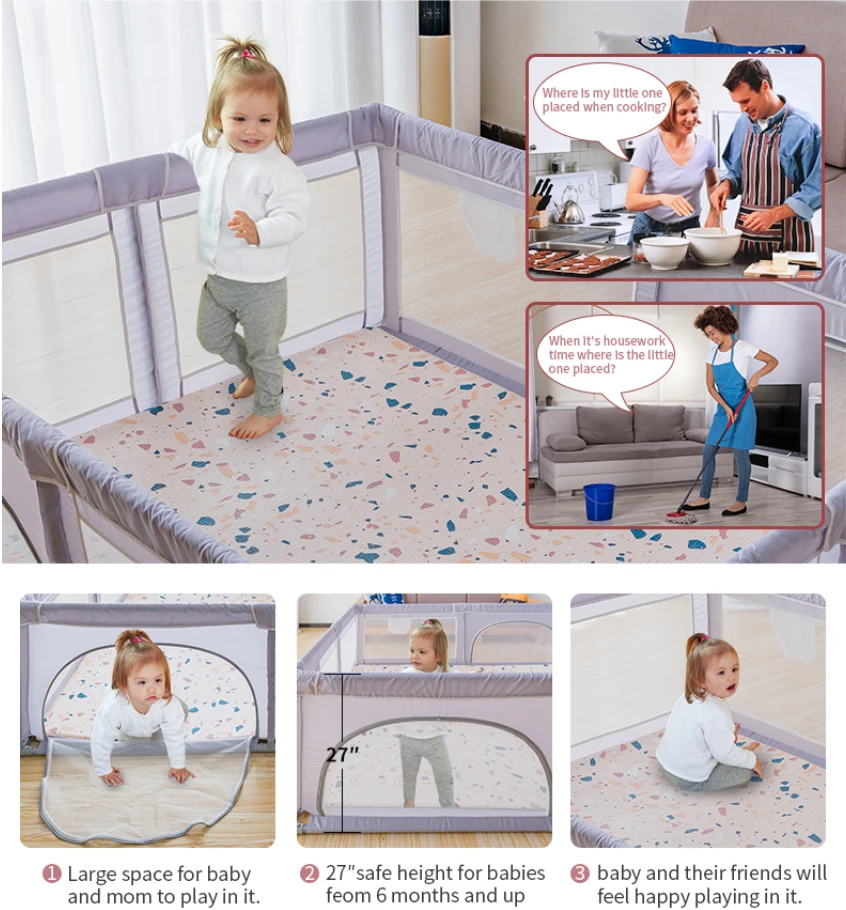 baby fence bedside quality space with fence indoor bed plastic playground firmly kids playpen indoor baby fence toy