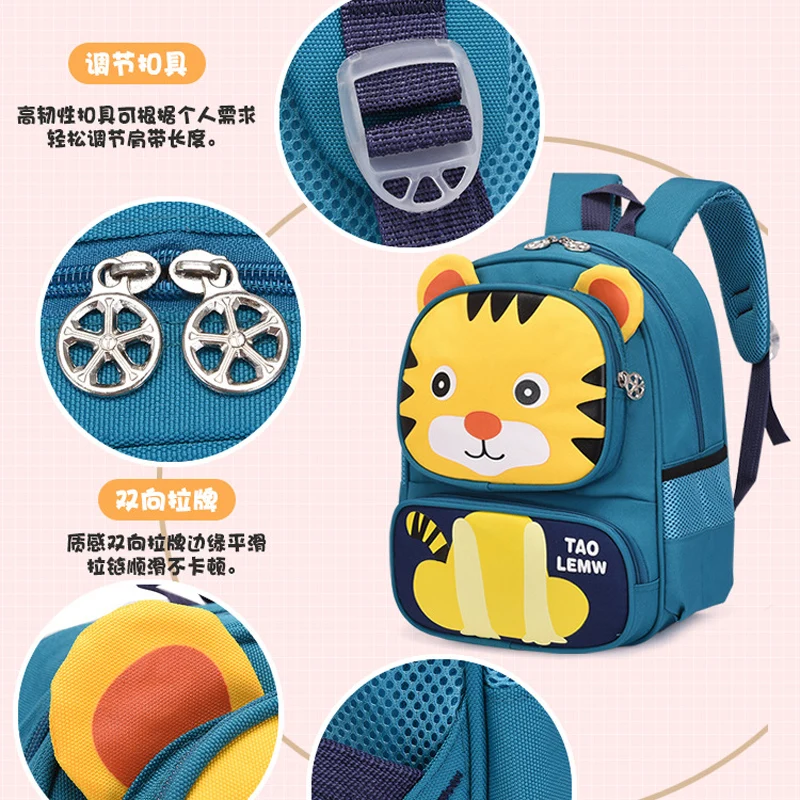 2022 New Burden-Reducing Cat 3D Book Bag School Wholesale School Bags Kids Backpack