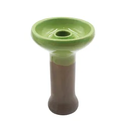 Лидер продаж, арабские аксессуары SYD23 для кальяна, керамическая чаша, керамический горшок для дыма, керамическая чаша с одним отверстием, глазурь