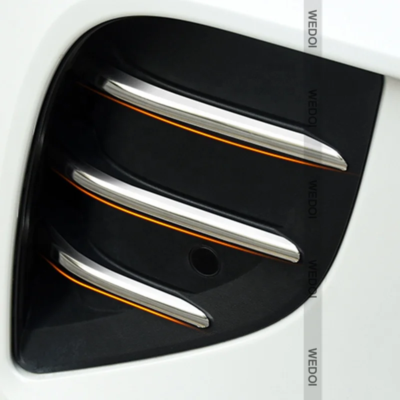 Front Fog Light Trim For VW ID.4 Crozz Fog Frame Cover Car Accessories For Volkswagen ID.4 Crozz 2022
