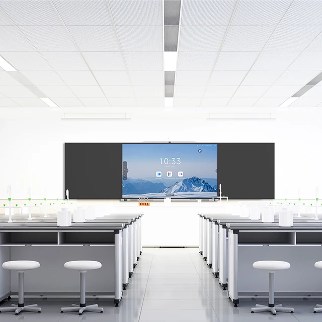 40 point capacitive touch smart whiteboard 4K UHD screen NFC support interactive flat panel 75inch 86inch