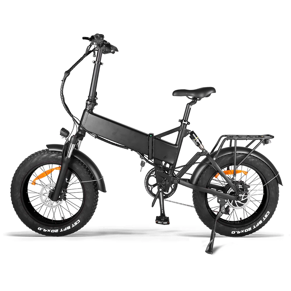 Akkubici foldable 20 folding electric bicycle 48v 750w bafang motor e bike fat tire full suspension electric bike free shipping