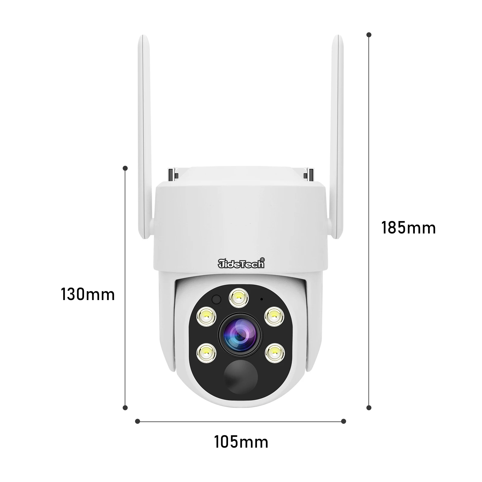 Jidetech 4G 360 панорамная Солнечная камера 4 Мп с 3 Вт солнечной панелью ptz-камера звуковая сигнализация 9000 мАч батарея