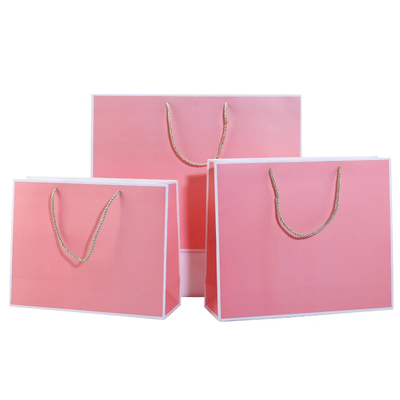 Custom uniquecolour printing commercial luxury shopping gift paper bag