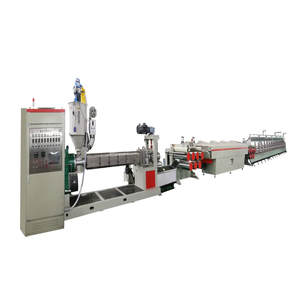 Hot Sell Plastic PP Reinforced Concrete Fiber Production Line Danline Yarn Extruder