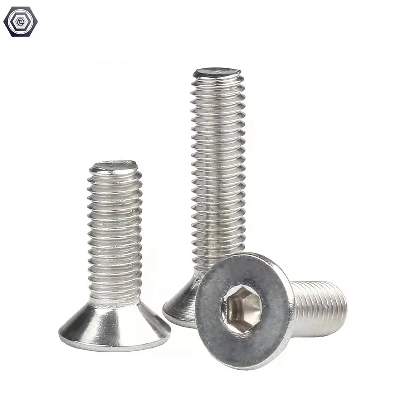 DIN7991 Flat Head Socket Screws and Stainless Steel 18-8 of Countersunk head screw
