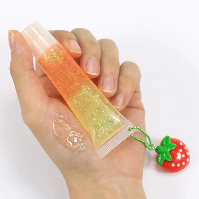 Wholesale Cosmetics custom logo children lip gloss Vegan Clear Kid Plumper kids lipgloss