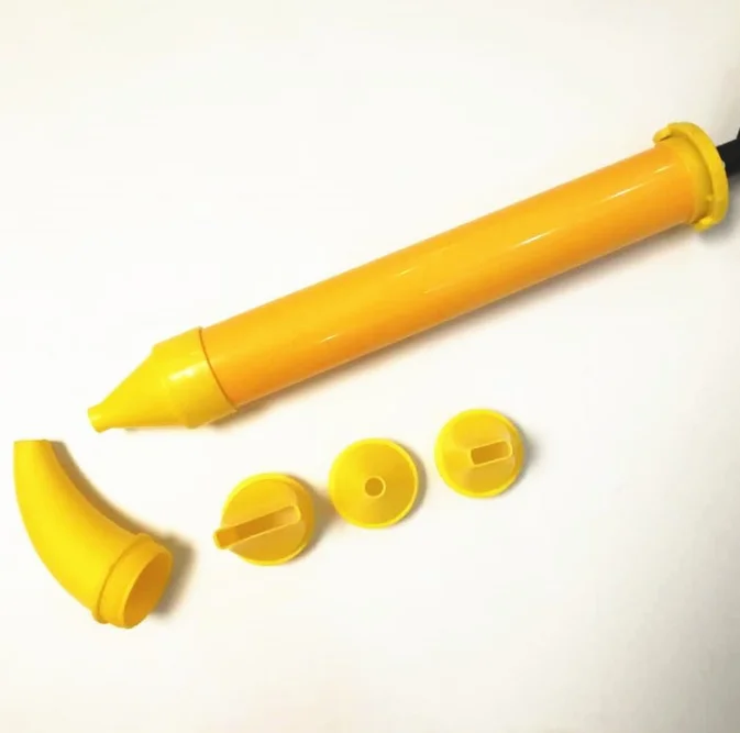 Calking gun with nozzles grouting mortar cement injector for crack filling