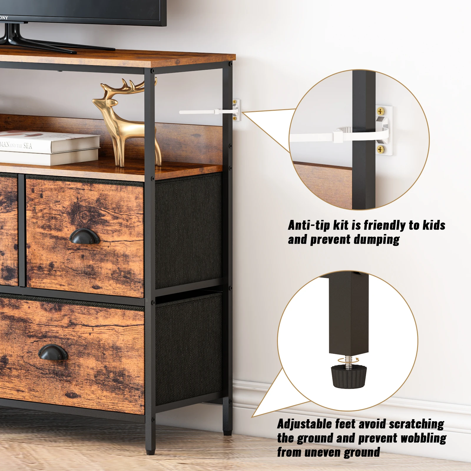 Hot Selling Furniture Entryway Hallway Entrance MDF Solid Wood Glossy Modern Console Table With Drawers