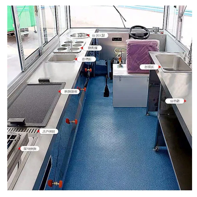 Super performance halal food truck/pizza food truck with low investment