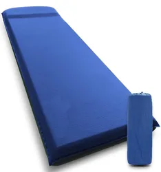 UltraThick Memory Foam Self Inflating Mat Traveling Hiking Air Mattress Lightweight Camp Sleep Camping Sleeping Pad