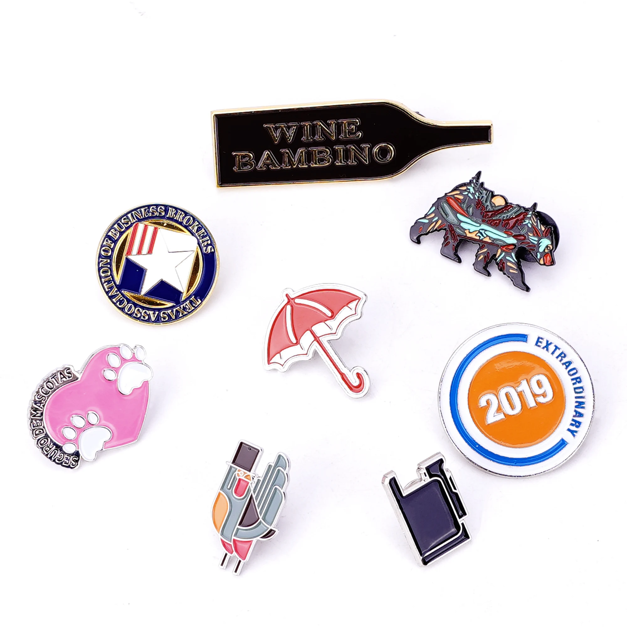 Factory Direct Custom Emblem Metal pin Badge Antique Cute Creative Design Lapel Pin Badge With Logo