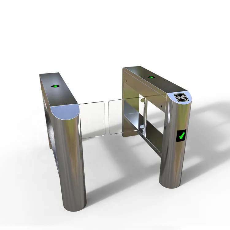 Optical Brushless swing flap barrier turnstile and P type swing barrier hot selling too