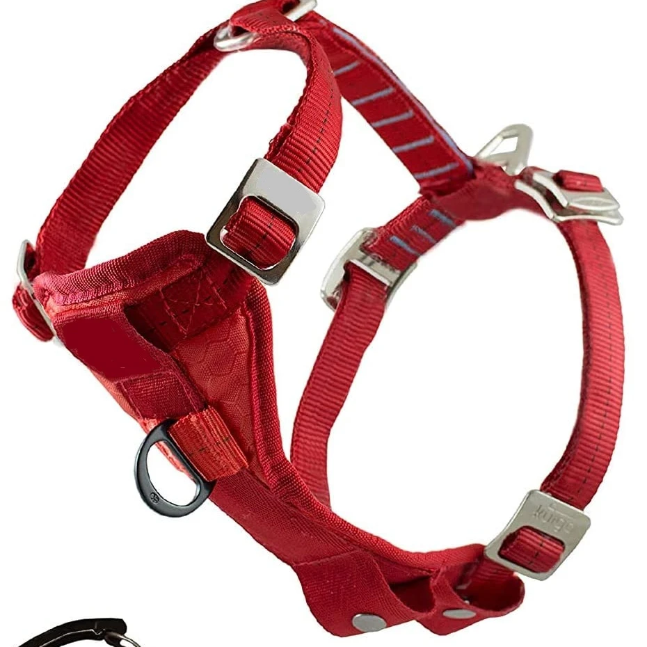 Run wing Tru-Fit Crash Tested Dog Harness, Enhanced Strength Dog Vest, Dog Safety Harness with Pet Seat Belt Tetherfor Car