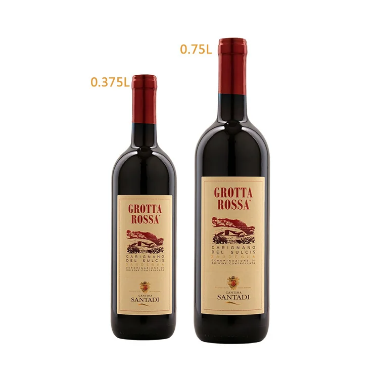 Высококачественное 0 75 л 100% Carignano Del Sulcis Doc Class красное итальянское сухое вино брендов в