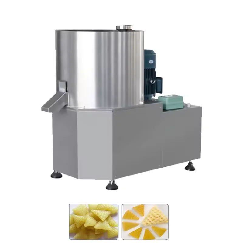 Fried Snacks Processing Line Automatic Fried Snacks Production Line Fried Potato Chips Stick Machine