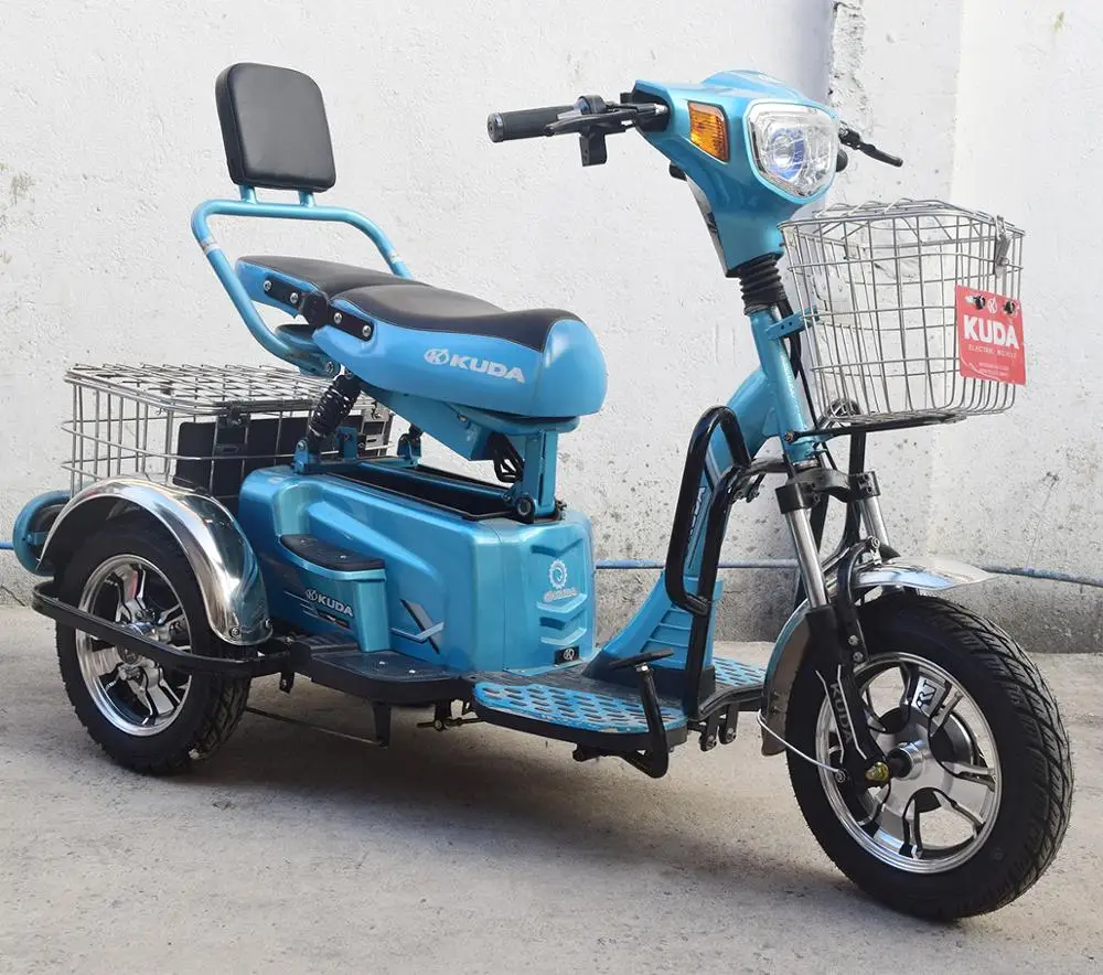 
2020 Fashionable Powerful Electric Passenger Tricycles Three Wheels for Adults Lead Acid Battery Differential Bruless Motor Open 