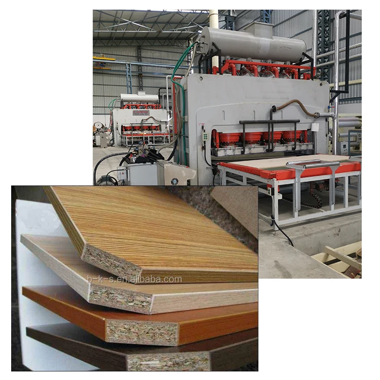 Melamine laminate flooring press production line making machine