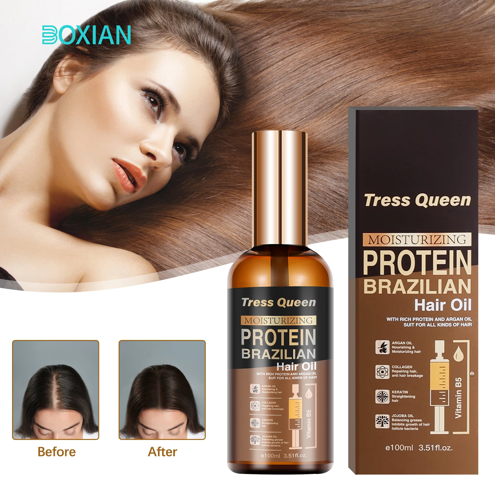 Oil hair growth Private Label OEM/ODM 100% Natural Organic red Black Seed Hair growth oil hair treatment